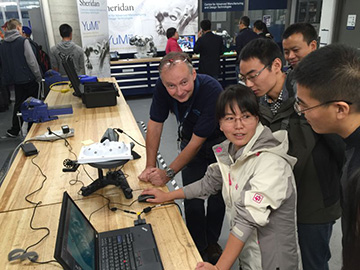 Employees of Shaanxi Defence Vocational & Technical College at Machinery Manufacturing Professional Backbone Teachers Training